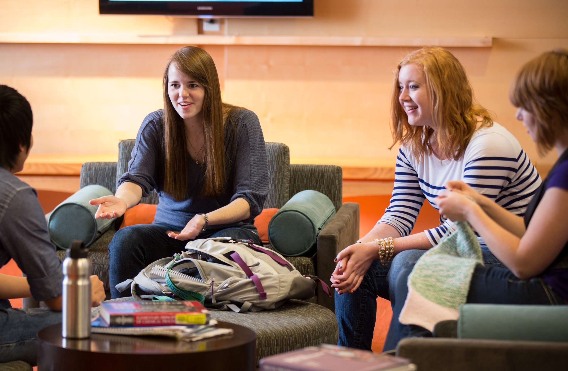 Students sitting together